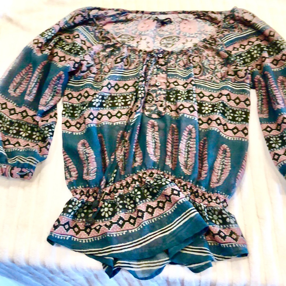 Bohemian peasant top